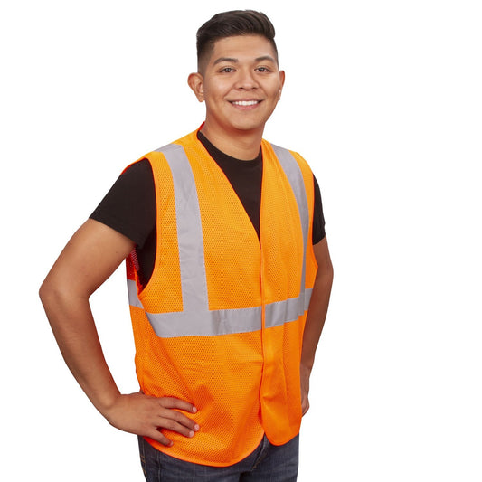 Cordova Type R, Class Ii, Orange Mesh Vest, Hook #V210P7XL