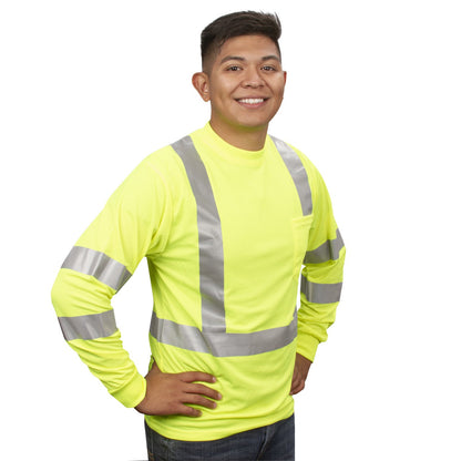 Cordova Class 3 Lime Birdseye Mesh Fabric T-shir #SPV511 - SPV511L