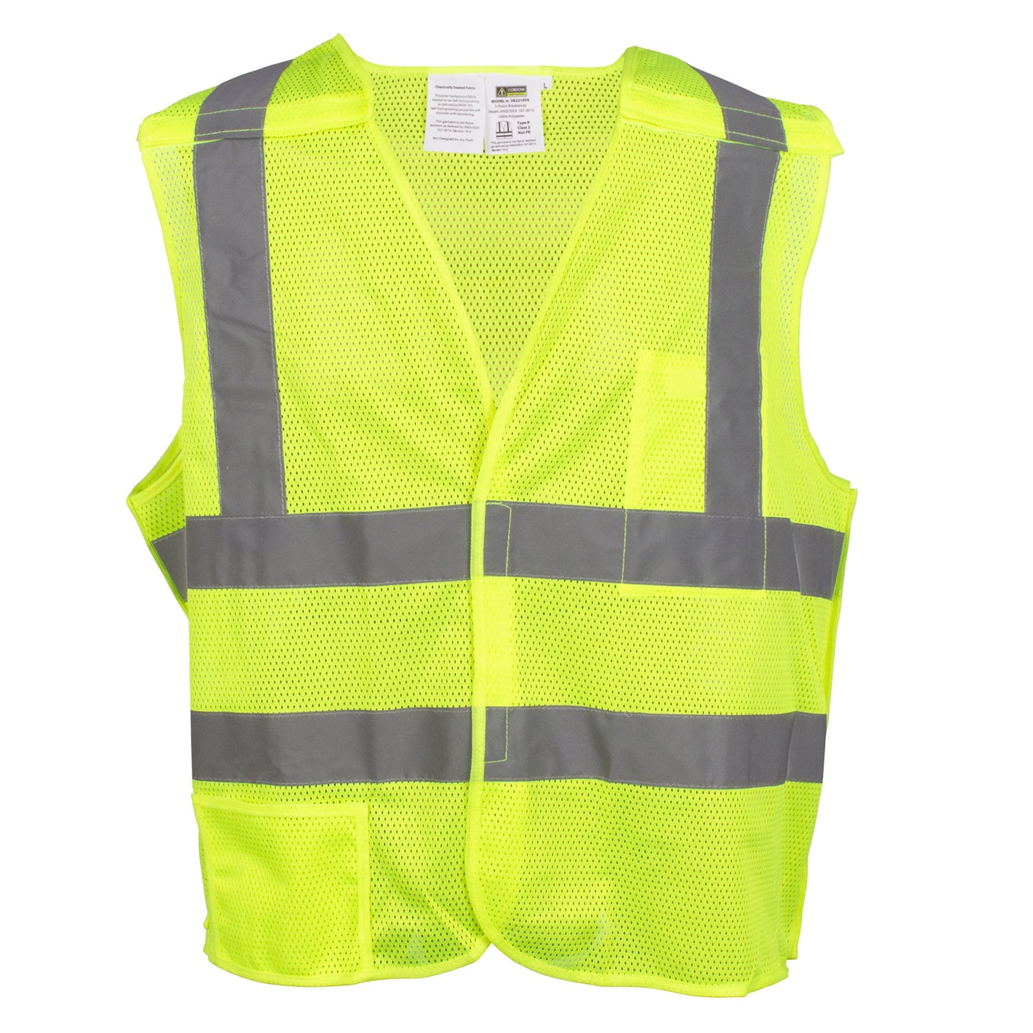 Cordova Hi Vis Safety Vest, Self Extinguishing #PVB221PFRXL