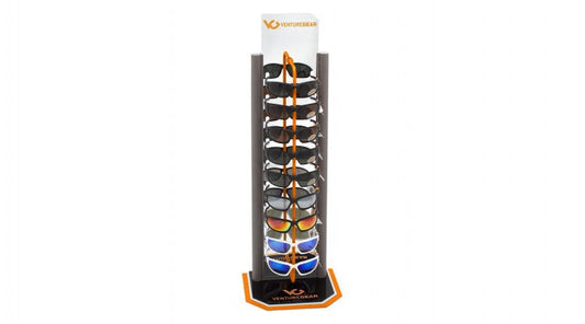 Pyramex Venture Gear Stationary Display Safety Glasses 9 model VGDIS9