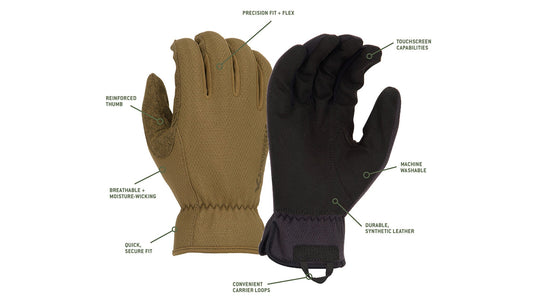 Pyramex VGTG20 Series - Medium-Duty Operator Glove Cut-Resistant Gloves Blackout Small model VGTG20BS