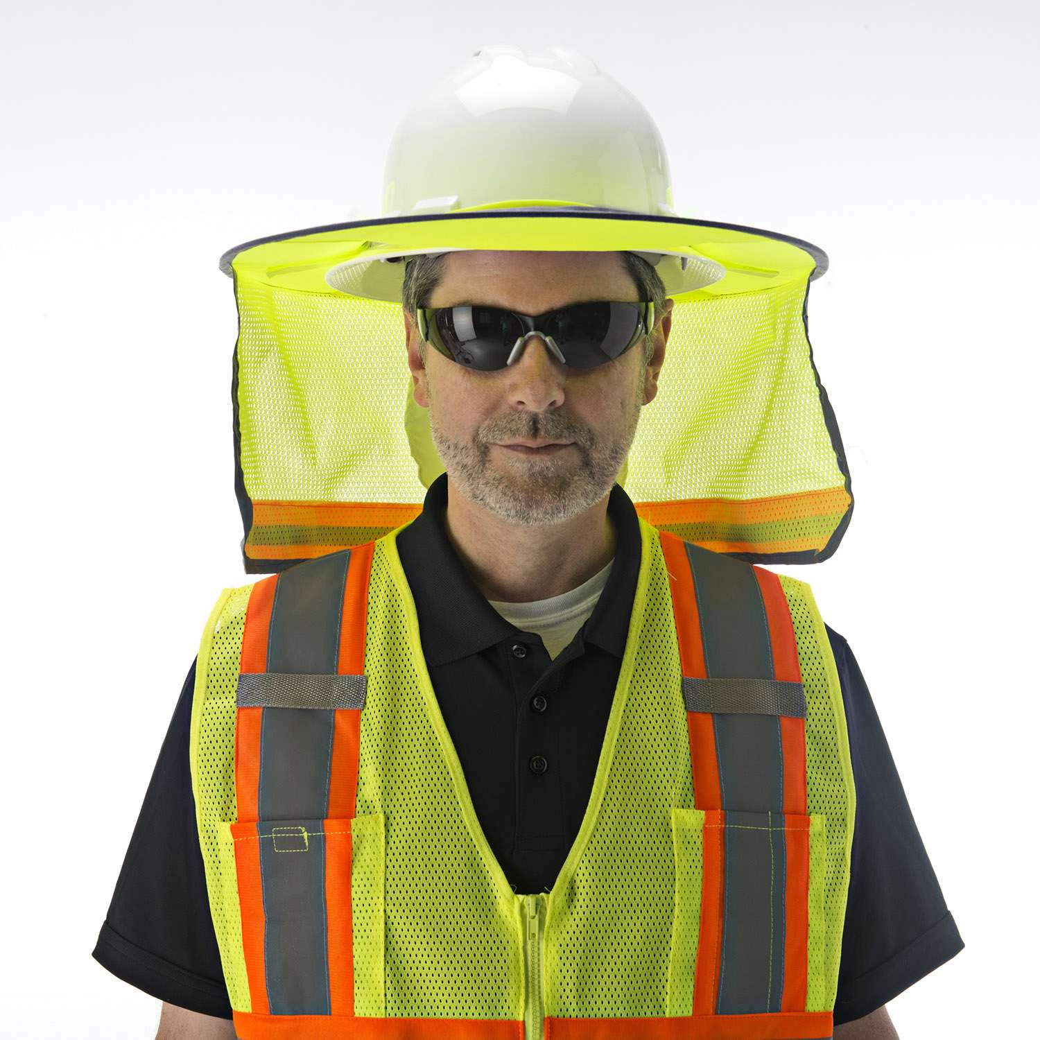 Cordova HI-VIS Lime Foldable Helmet Brim With Li #VHB101