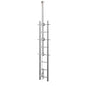 Miller VGGPE – Vertical Cable Ladder Safety System with Platform Extension - Galvanized Steel