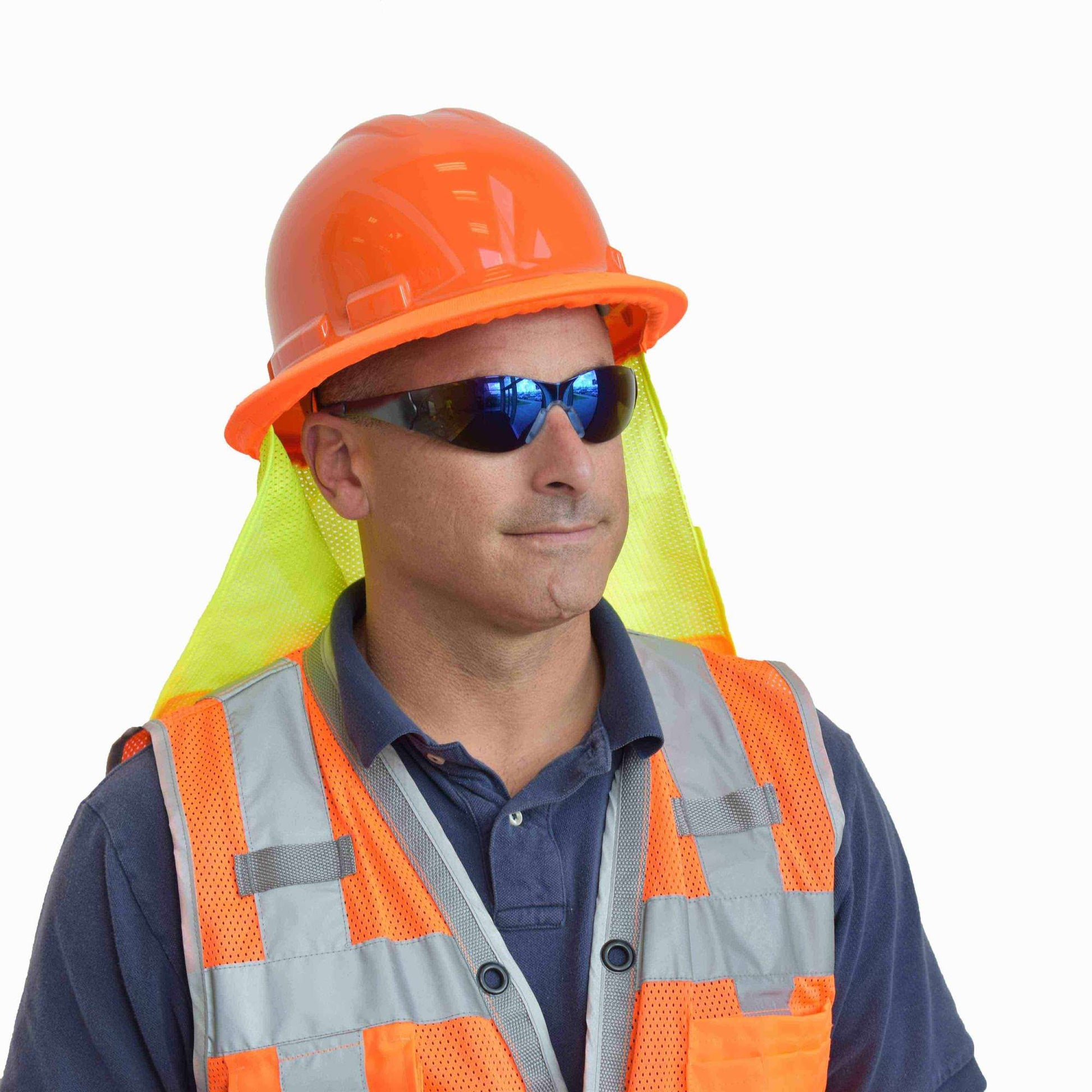 Cordova Neck Shade, Lime Mesh, Orange Elastic He #VNS101
