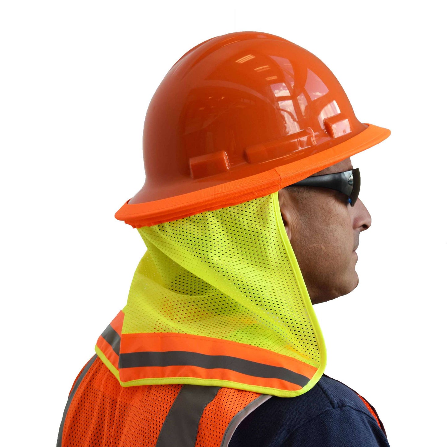 Cordova Neck Shade, Lime Mesh, Orange Elastic He #VNS101 image 3