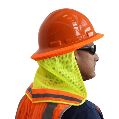 Cordova Neck Shade, Lime Mesh, Orange Elastic He #VNS101 image 3