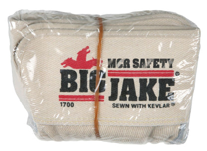 Big Jake Split Cowhide Leather Palm Gloves, Kevlar-Sewn, Safety Cuff