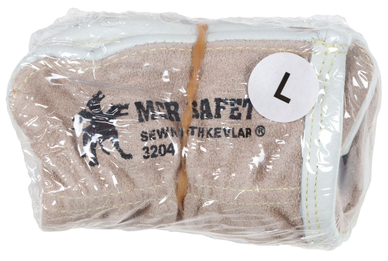 Cowhide Grain Leather Driver Gloves, Split Back, Kevlar Sewn, Keystone Thumb