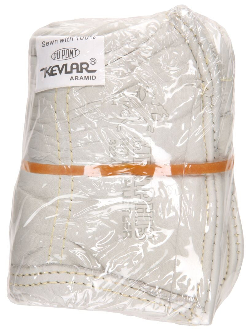 Grain Cowhide Leather Driver Gloves, Wing Thumb, Kevlar-Sewn