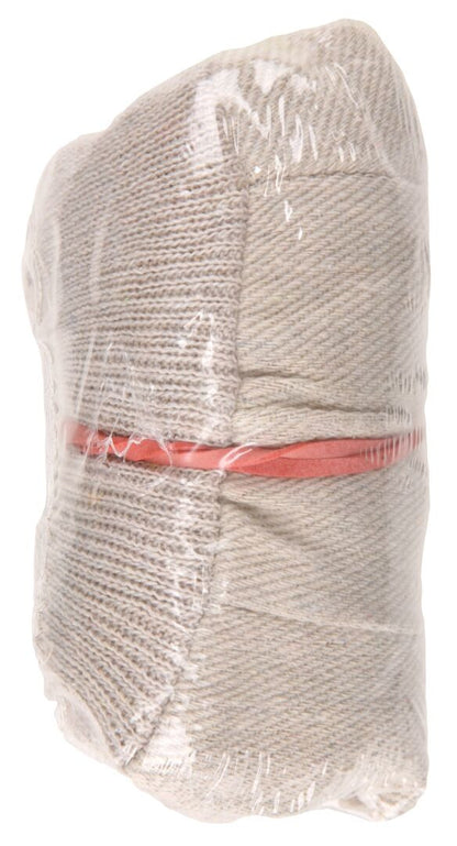 Canvas Work Gloves, 8 oz Cotton-Polyester Blend, Clute Pattern, Knit Wrist