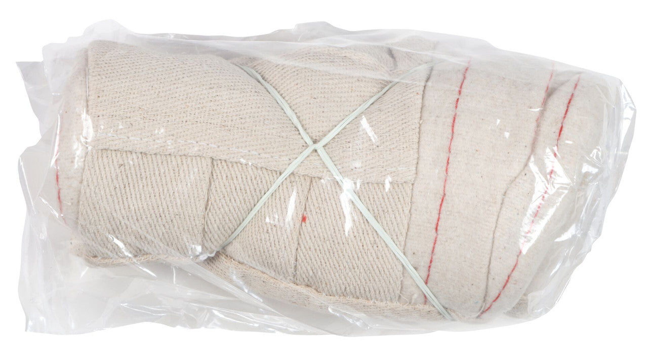 Cotton Hot Mill Gloves, 24 oz, Band Top Cuff, Knuckle Strap