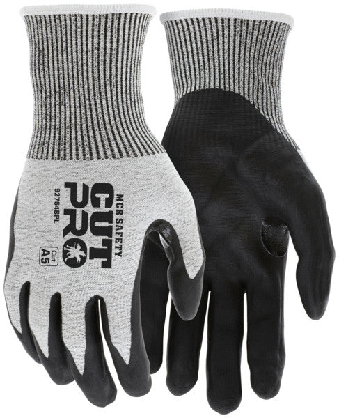 CutPro 13-Gauge HPPE, A5 Cut-Resistant Gloves, Bi-Polymer Coated Palm