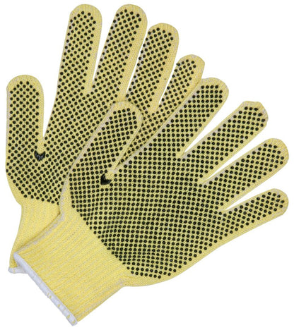 CutPro Kevlar/Cotton Cut-Resistant Gloves, 7-Gauge, 2-Sided PVC Dots