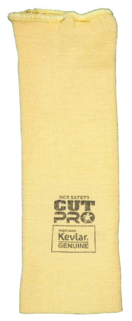 CutPro Double-Ply Kevlar Cut-Resistant Sleeve, 10-Inch, Elastic Band