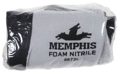 Memphis Nitrile Foam Dipped Gloves, 13-Gauge Gray Nylon Shell, Knit Wrist