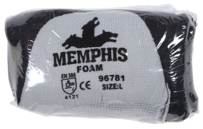 Foam Nitrile-Coated Work Gloves, 13-Gauge Nylon Shell, Knit Wrist