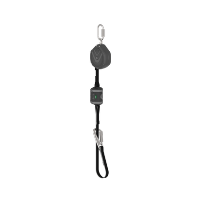 MSA V-SHOCK® Personal Fall Limiter - V-SHOCK PFL, 10', single-leg, tie-back, FP5K snaphook, steel carabiner (top), OSHA
