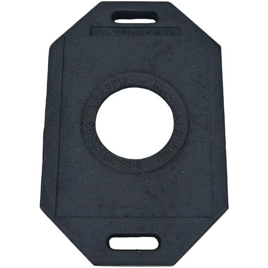 VizCon Rectangular Rubber Base (For Roof Edge Delineator Cone)