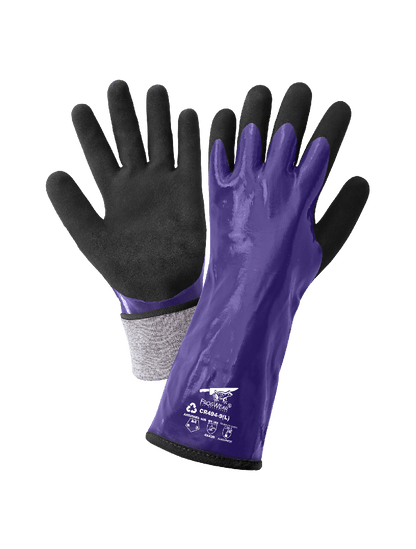 FrogWear® - CR494 - Chemical Handling Gloves - cut level A4 - black