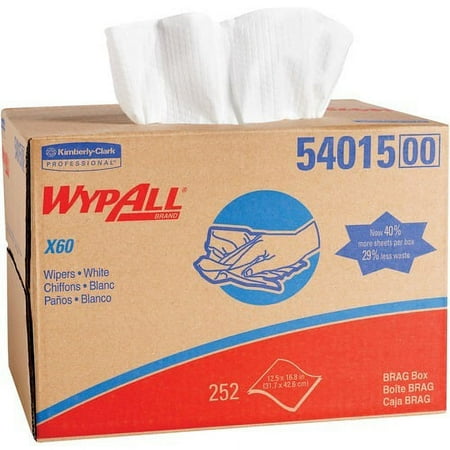 Kimberly-Clark Professional WypAll X60 Wipers 11.1"X 16.8" - 54015