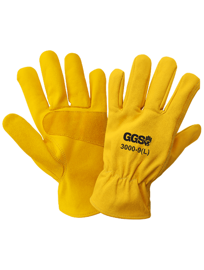 Global Glove - 3000 - Leather Drivers Gloves - red