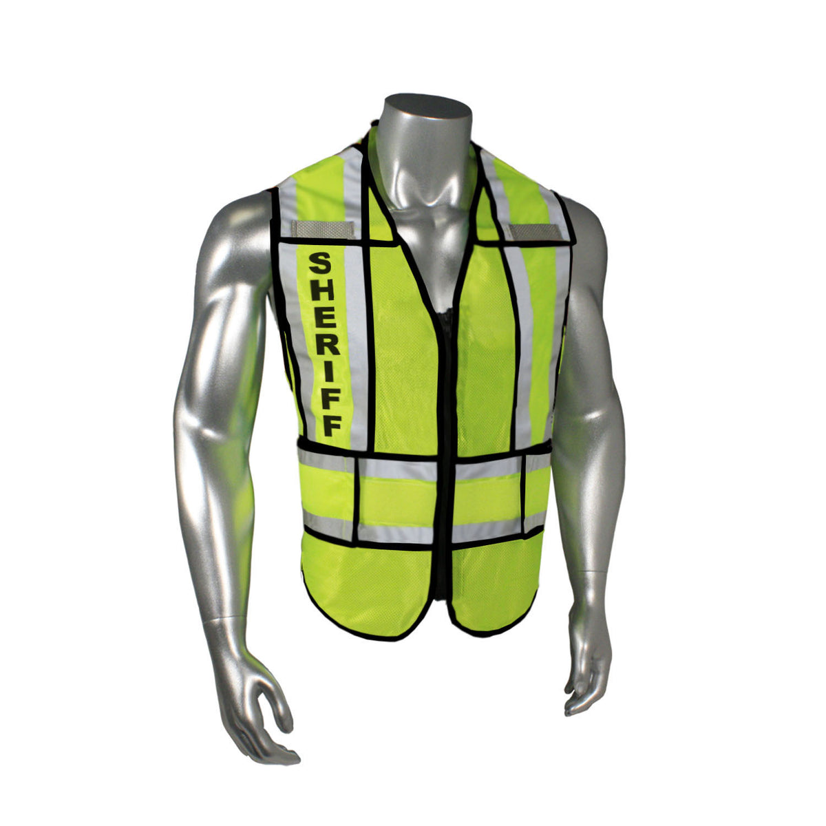 Radwear USA LHV-207-SPT - Class 2 Breakaway Vest - Police - Hi-Vis Green