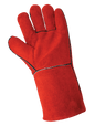 Global Glove - 1200E - Leather Welding Gloves - red
