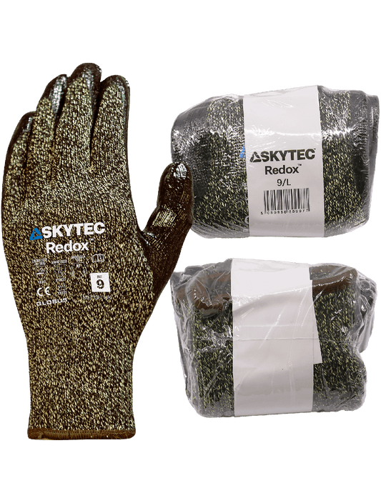 Redox™ SKG00106C Cut Resistant Gloves - cut level A7 - red