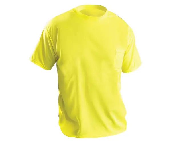 Non-Ansi Short Sleeve Wicking Birdseye T-Shirt W/Pocket