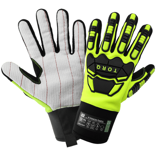 SKG00025C Torq Derrick Cotton-Corded Impact Gloves - original manufacturer view; 2 Cases / 96 pairs