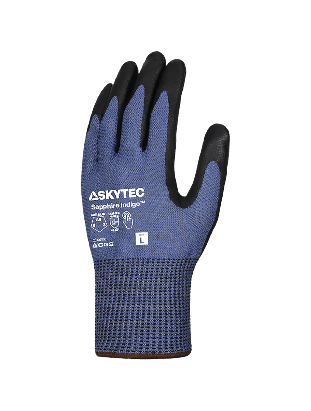 Sapphire Indigo™ - SKG00088DD - Cut Resistant Gloves - cut level A9 - red