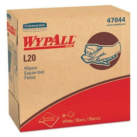 Kimberly-Clark Professional 9.75"X16.5" White Kimtowel Wipes 4 Ply 100 / Box - 47044