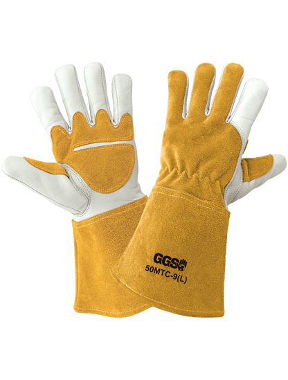 Global Glove - 50MTC - Leather Welding Gloves - cut level A2 - red