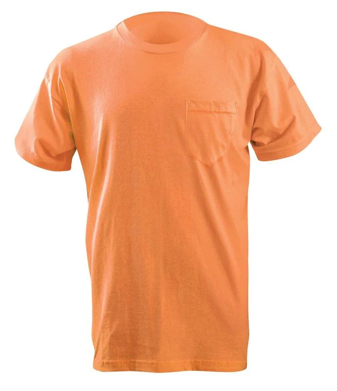 Non-Ansi Pre-Shrunk Cotton Short Sleeve T-Shirt W/Pocket
