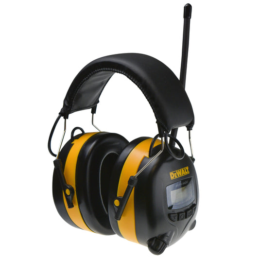 DEWALT DPG15 - Digital AM/FM Hearing Protector - Yellow / Black