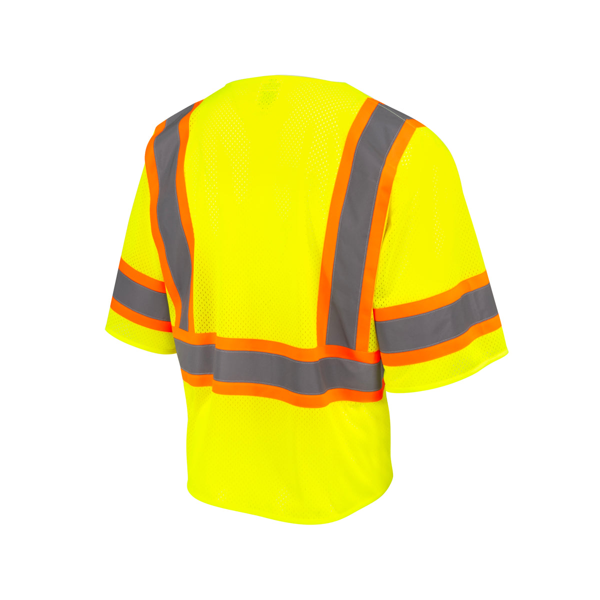 Radians SV232-3 - Two Tone Surveyor Type R Class 3 Mesh Safety Vest with Dual Side Zippers - additional view