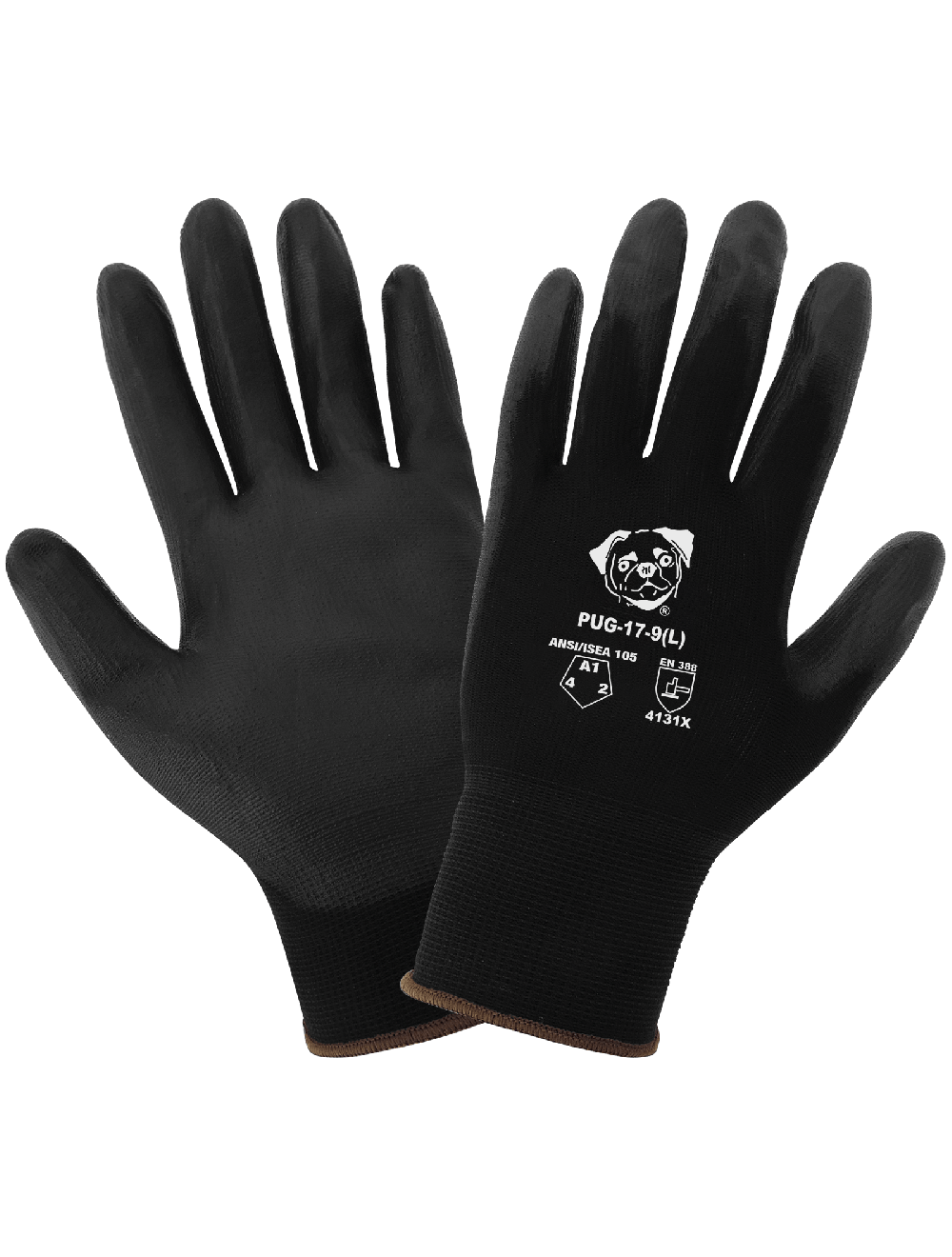 PUG™ PUG-17-VP Chemical Handling Gloves - cut level A1 - black