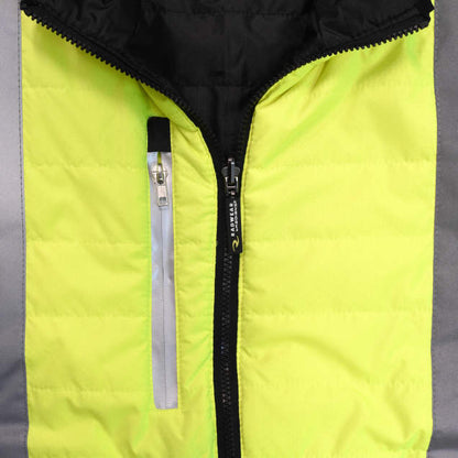 Radians SJ510 Quilted Reversible Jacket with Zip-Off Sleeves
