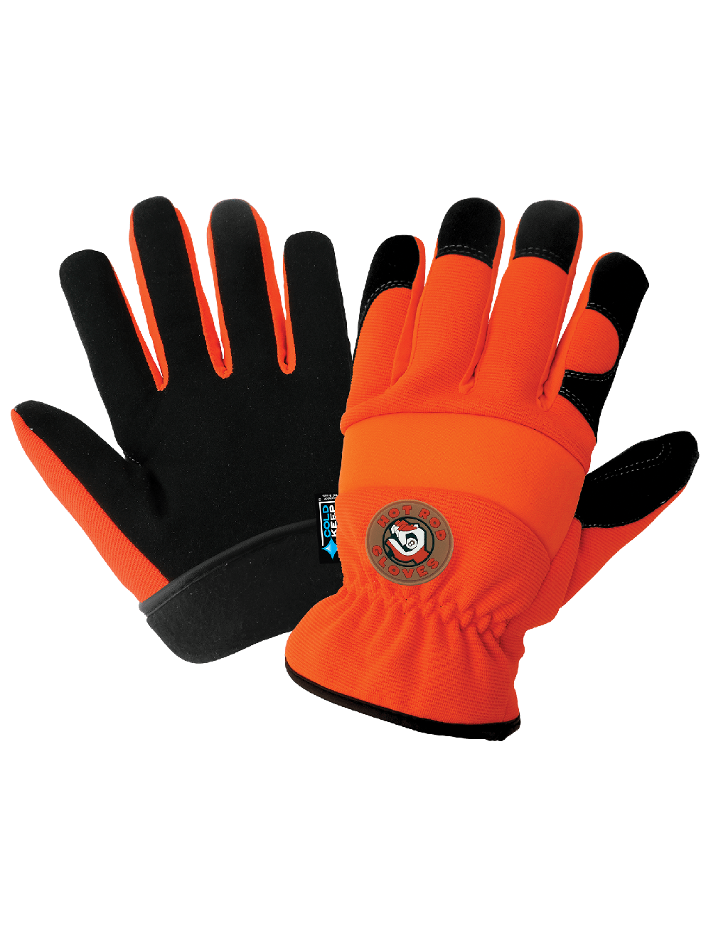 High-Visibility HR3222INT Drivers Gloves - neoprene - orange