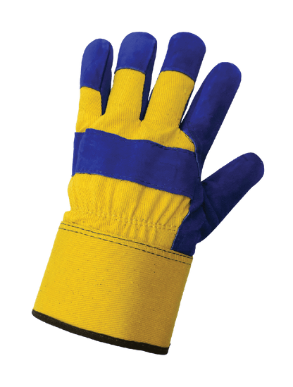 Global Glove - 2805 - Leather Palm Gloves - insulated - blue