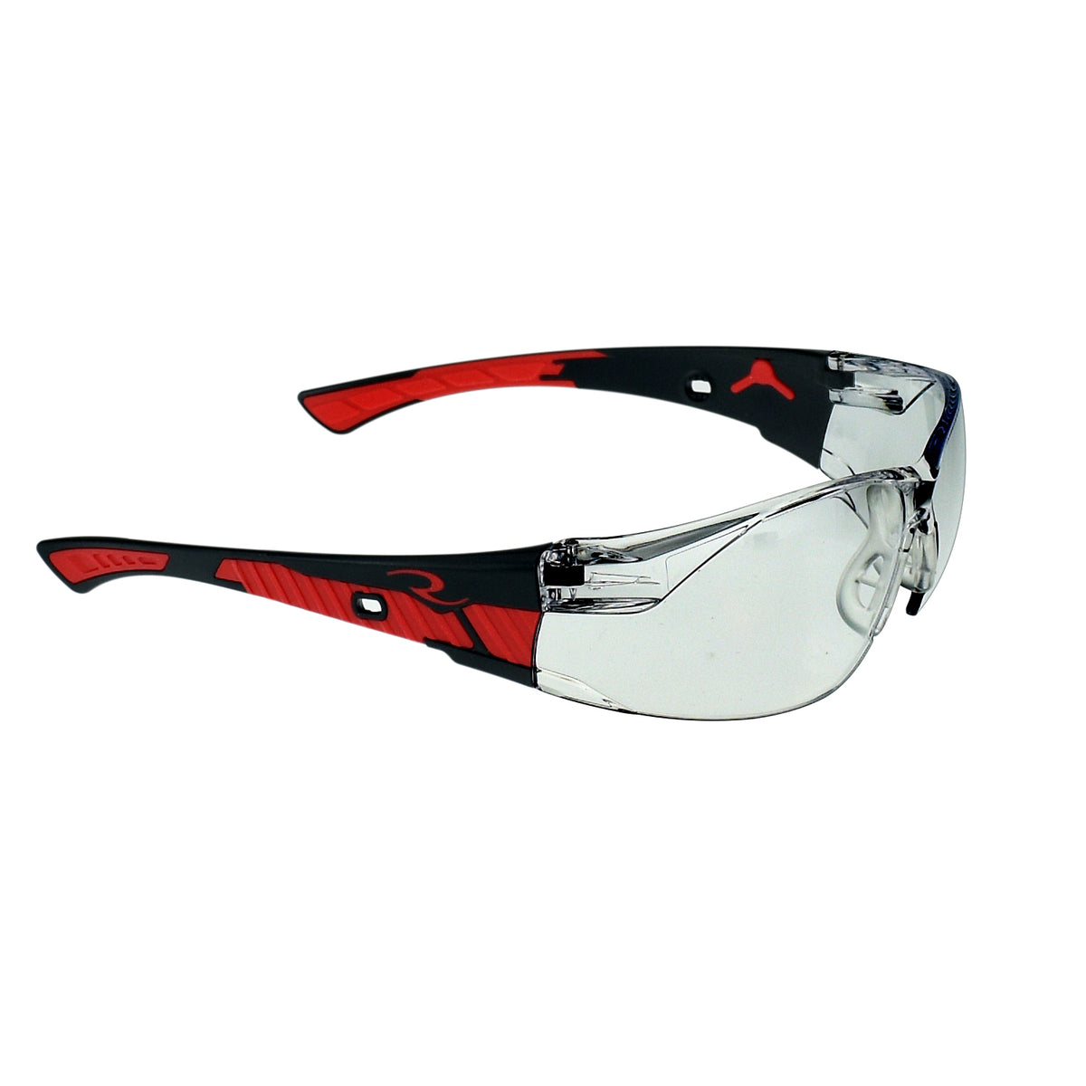 Radians OBL1 - Obliterator™ Safety Eyewear - Black / Red / I/O