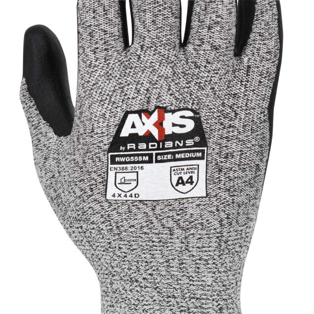 Radians RWG555 AXIS™ Cut Protection Level A4 Work Glove