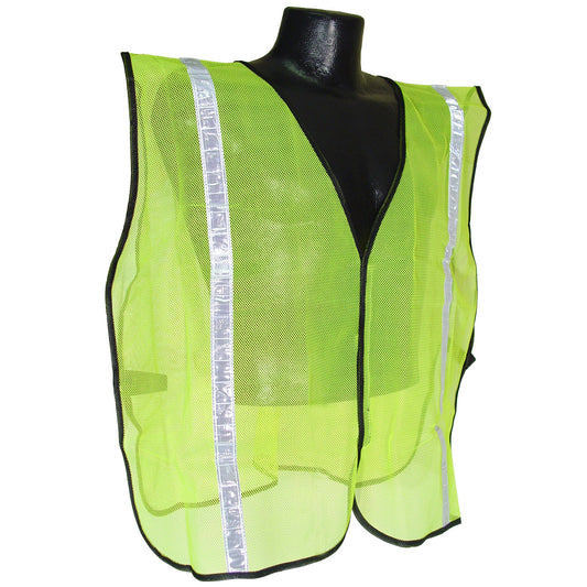 Radians SV1 - Non Rated Mesh Safety Vest with 1" Tape - Hi-Vis Green