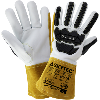 SKG00117J Torq Spark Welding Gloves - original manufacturer view; 2 Cases / 72 pairs