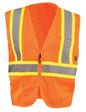 Mesh Two-Tone Vest W/Zipper