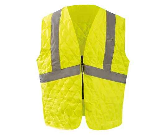 Occunomix Miracool Plus Evaporative High Viz Vest Hi-Vis Safety Vests Yellow S/M model 904-YS/M