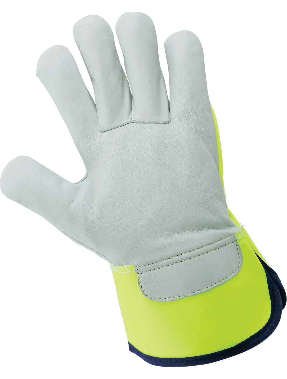 Global Glove - 1100GHV - Leather Palm Gloves - green