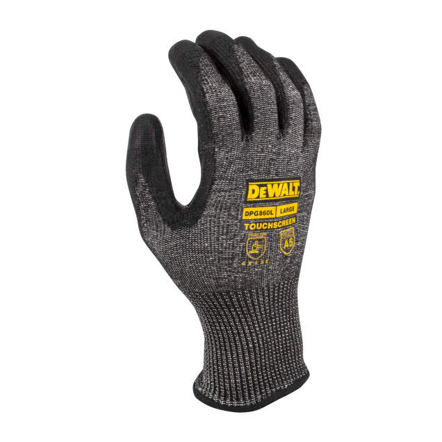 DEWALT DPG860 Touchscreen Nitrile A5 Cut Glove