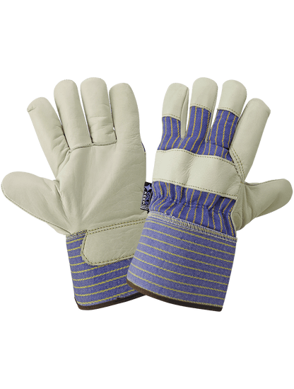 Global Glove - 2950 - Leather Palm Gloves - insulated - blue
