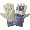 Global Glove - 2950 - Leather Palm Gloves - insulated - blue